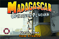Madagascar - Operation Penguin Title Screen